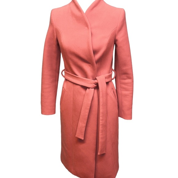 Tavrovska Jackets & Blazers - Tavrovska Trench Coat Salmon Color